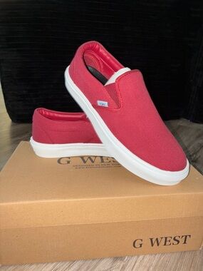 Men's G WEST Slip-On Canvas Sneaker - Red